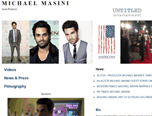 Tablet Screenshot of michaelmasini.com
